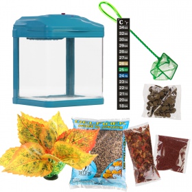 SUNSUN Pika-Pika AquaKids Set - 3L Aquarium Blau