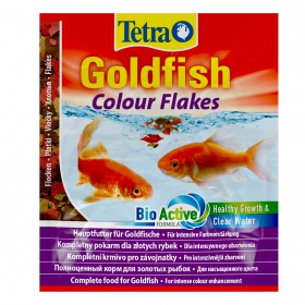 Tetra Goldfish Colour Flakes 12g - корм для золотых рыбок