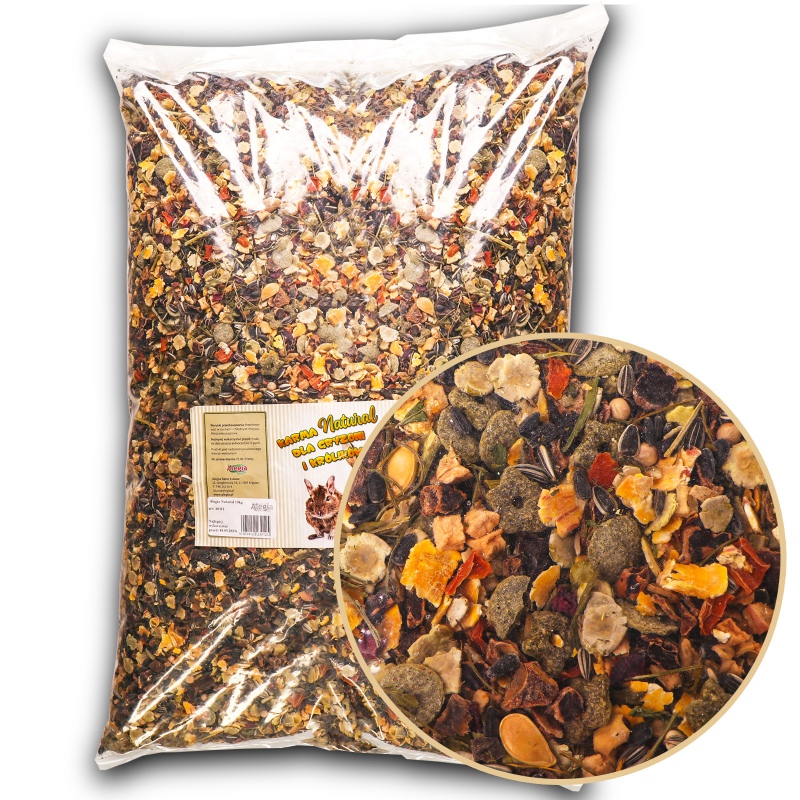 Alegia Naturfutter für Nagetiere und Kaninchen 10kg