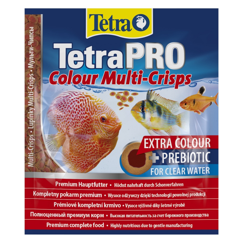 Tetra PRO Colour Multi-Crisps 12g - Värikästä kalaruokaa