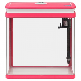 Acuario SunSun HGR-300 rosa 14L