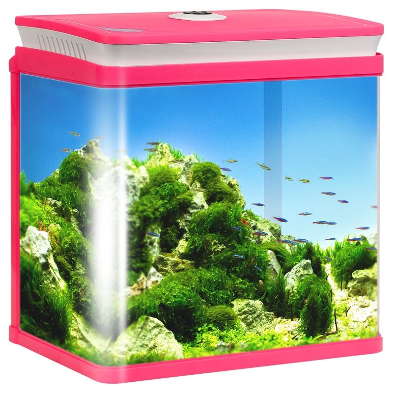 SunSun HGR-300 Pink 14L Aquarium Set