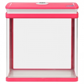 Acuario SunSun HGR-300 rosa 14L