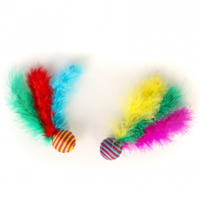 Balles à plumes HappyPet pour chats