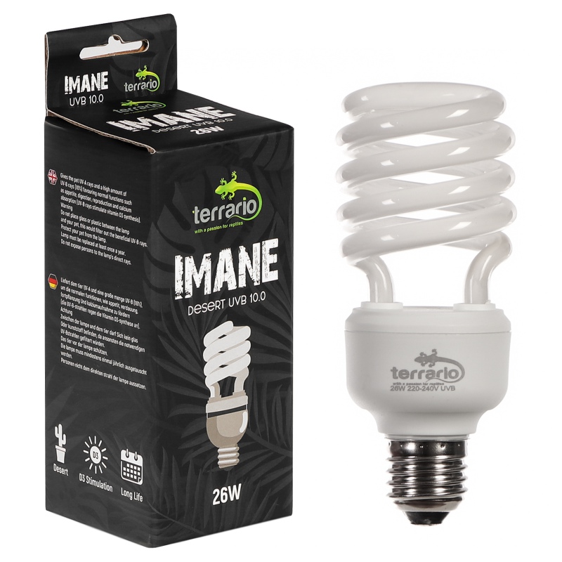 Terrario Imane Desert UVB 10.0 Bulb 26W