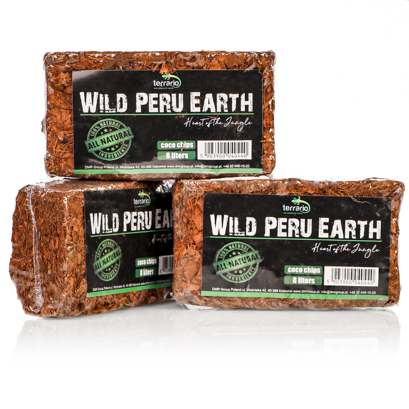 Terrario Wild Peru Earth 7l 650g - podłoże zrębki kokosa