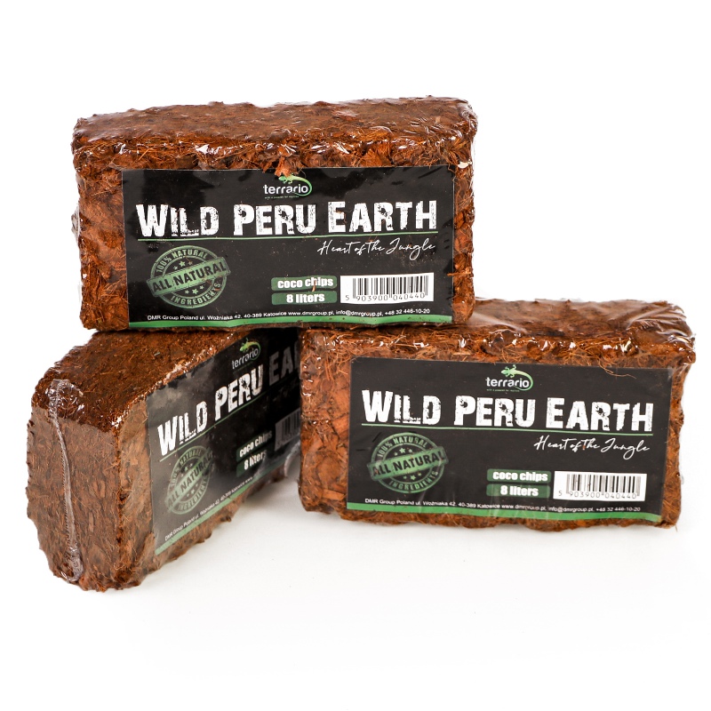 Terrario Wild Peru Earth 7l 650g - podłoże zrębki kokosa