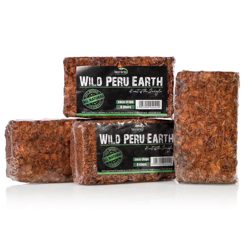 Terrario Wild Peru Earth 7l 650g - podłoże zrębki kokosa