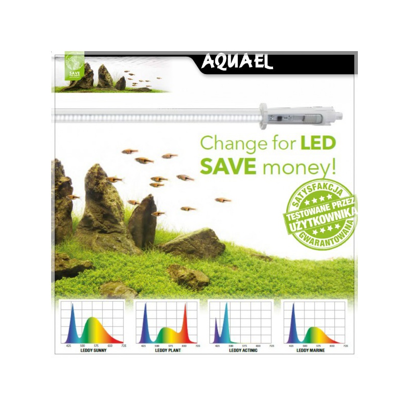 LED лампа Aquael LEDDY TUBE 17W