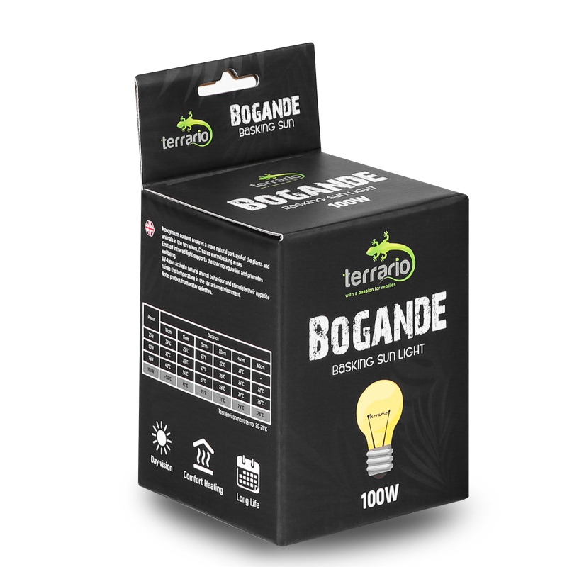 Terrario Bogande Basking Sun Light 100W