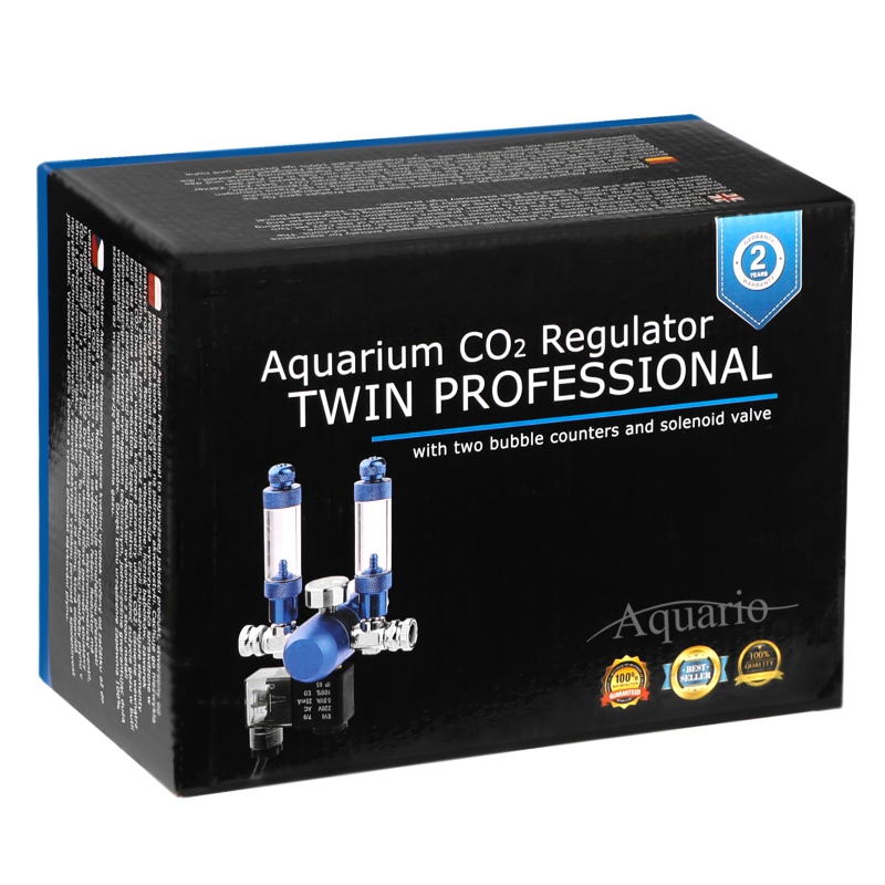 Aquario BLUE TWIN Professional - podwójny zestaw CO2 z butlą 5l