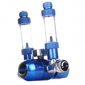 Aquario BLUE TWIN - reduktor dwuwylotowy CO2