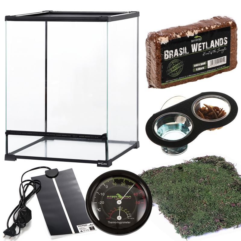 Terrarium pour Gecko Crête 30x30x45