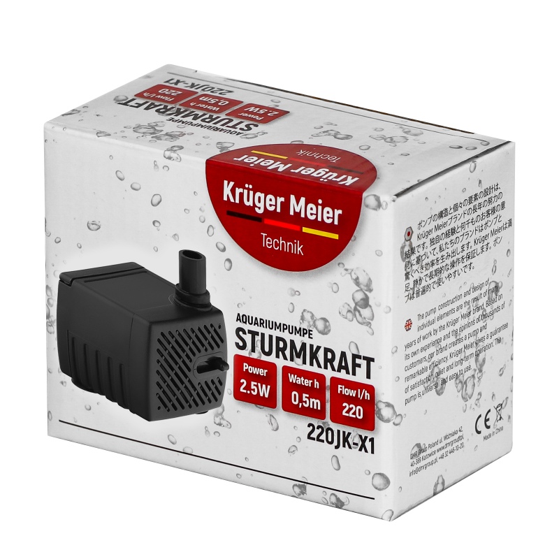 Kruger Meier Sturmkraft 220JK-X1 Vattenpump