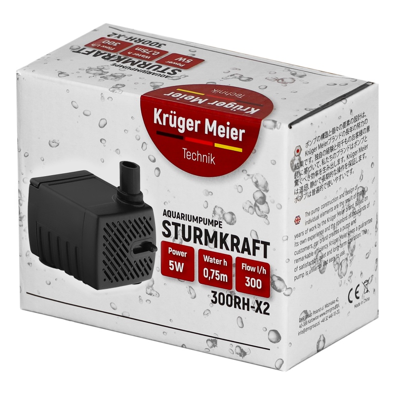 Kruger Meier Sturmkraft 300RH-X2 - bomba de água