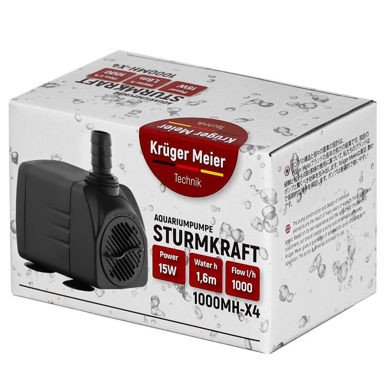 Kruger Meier Sturmkraft Brunnen-Set 1000l/h