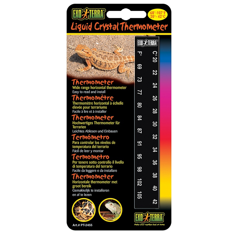 EXO TERRA Flüssigkristall Thermometer für Terrarien