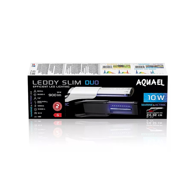 Lámpara LED Aquael LEDDY SLIM DUO 10W