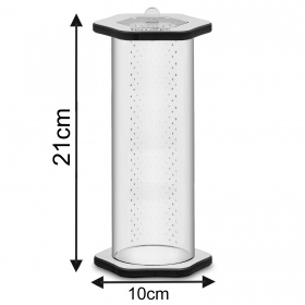 Terrario Spiders Tube Tall200 met deksel