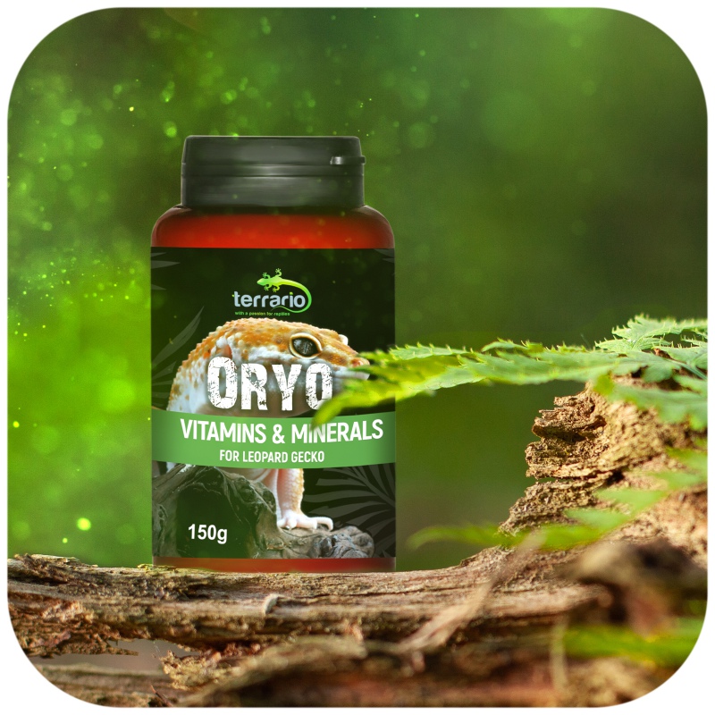 Terrario ORYO 150g vitamin a Leopárd gekkónak