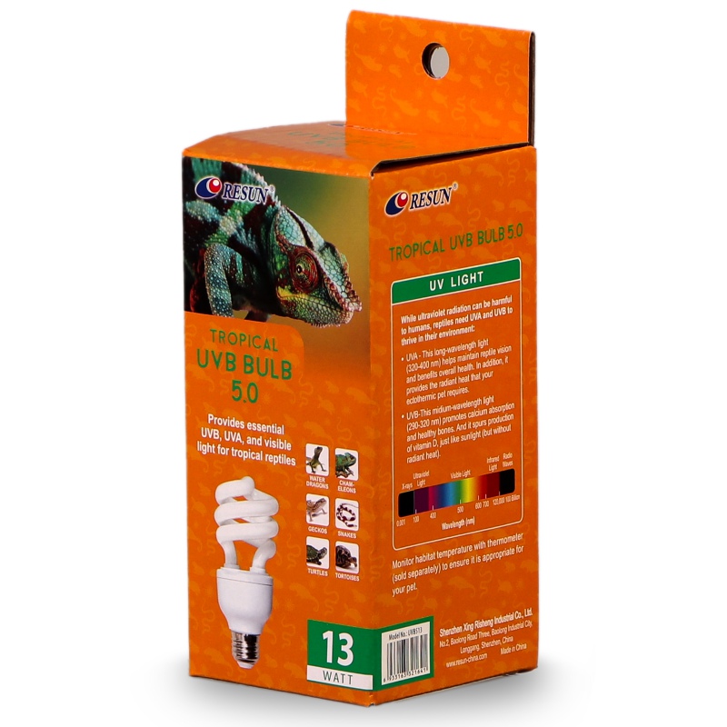 Resun Tropical UVB Bulb 5.0 13W - żarówka UVB