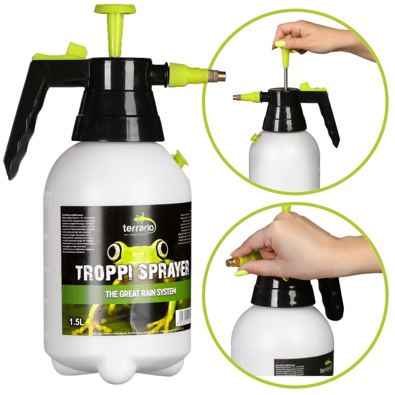 Terrario Troppi Sprayer 1500ml - zraszacz ciśnieniowy