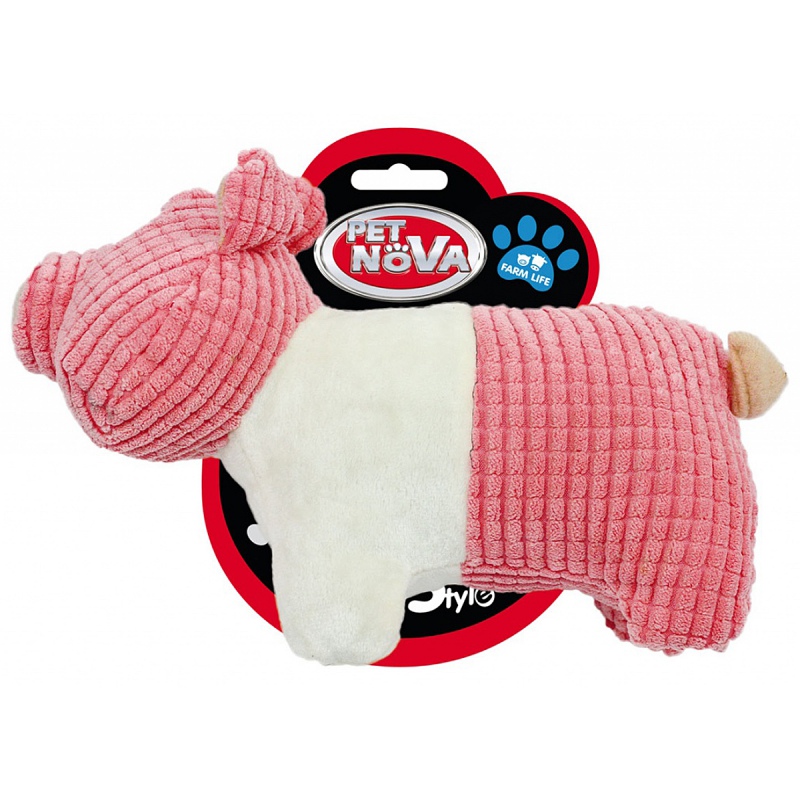 Pet Nova plush pig toy for dogs