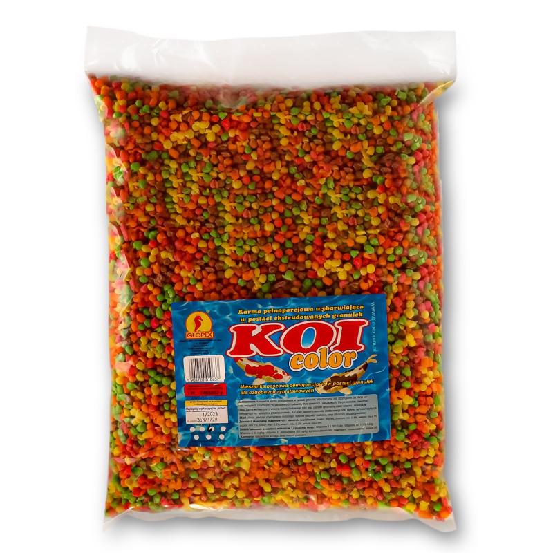 Glopex Koi-Farben Granulate 10l - Futter für Fische