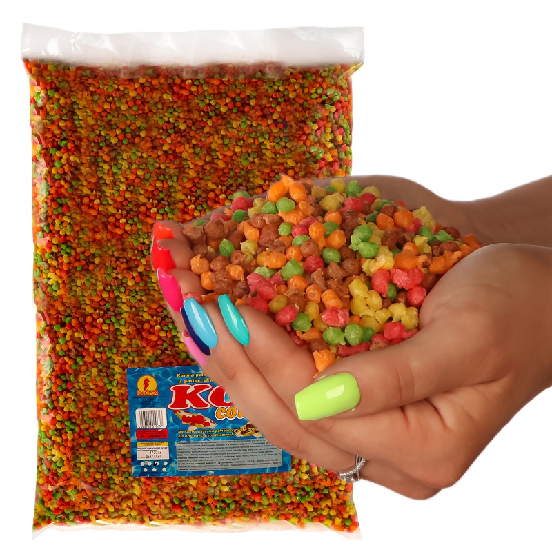 Glopex Koi color Granules 60l - pokarm dla ryb