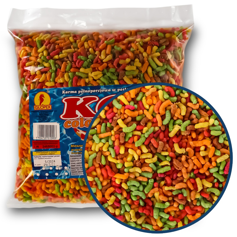 Glopex Koi color Sticks 3l - krmivo pre ryby