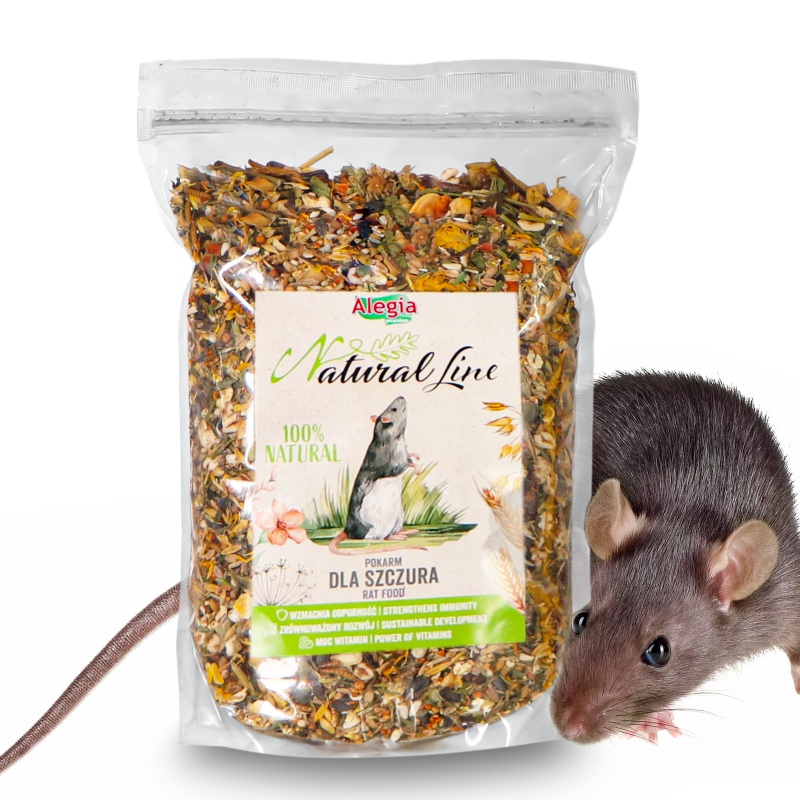 Alegia Natural Line - Alimento para Rato 500g