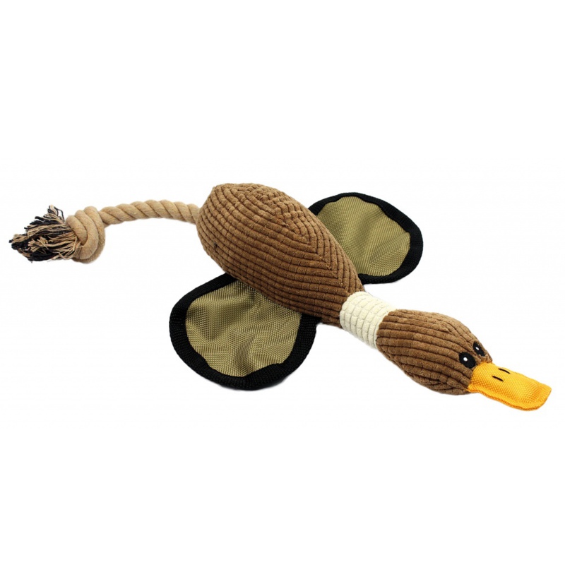 Jouet en peluche canard pour chien