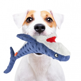 Pet Nova Squeaky Shark Toy 32cm