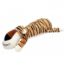 Tigre chirriante de peluche para perros