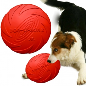 Frisbee in gomma Pet Nova - rosso 15cm