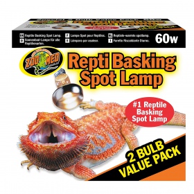 Zoomed Repti Basking Spot Lampe 60W - 2 Stück.