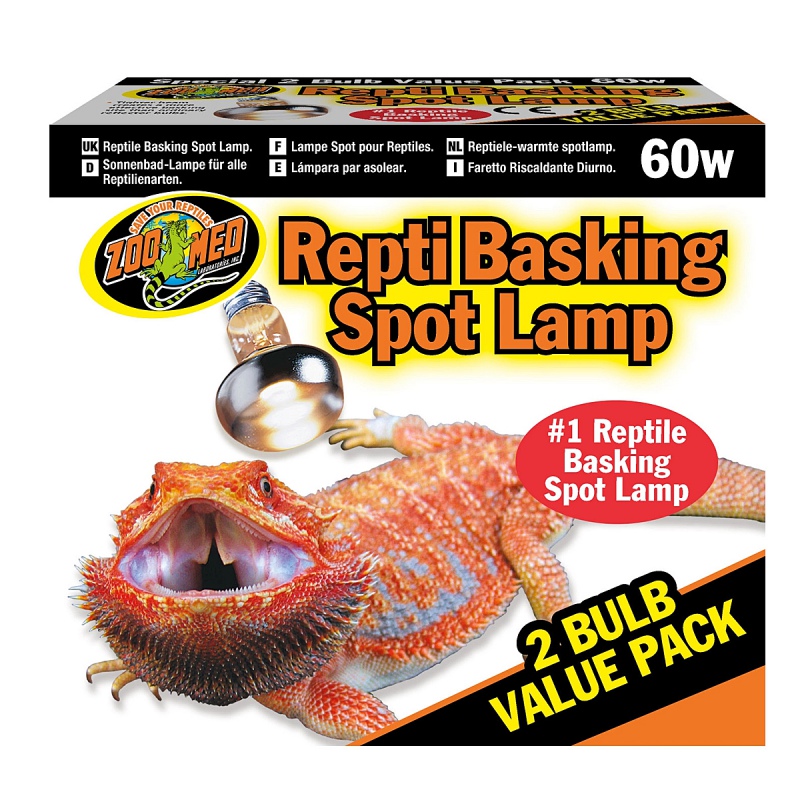 Увеличенная лампа Repti Basking Spot 60W