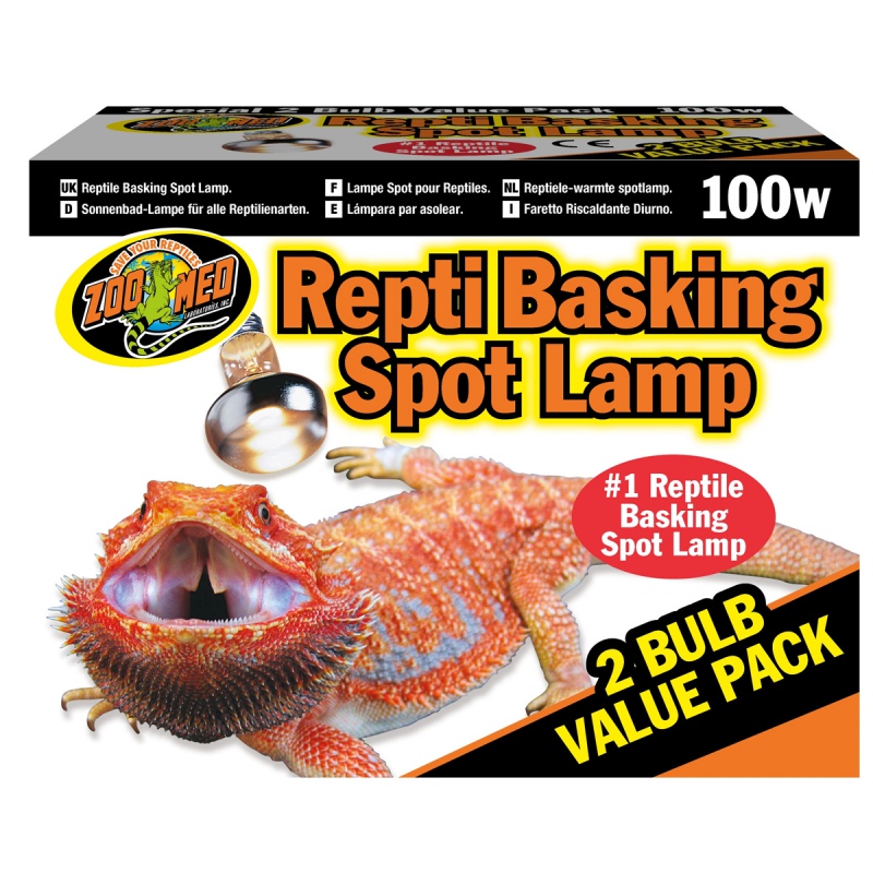 Zoomed Repti Basking Spot Lamp - 2 Bulbs