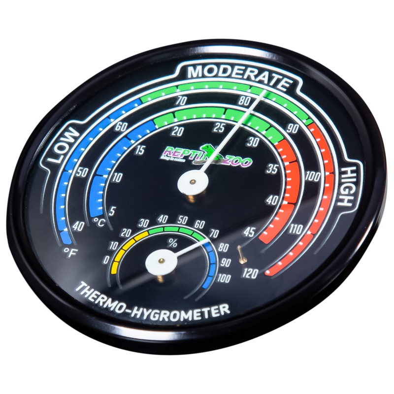 Repti-Zoo Glowing Thermo / Hygrometer - świecący w nocy termometr i higrometr