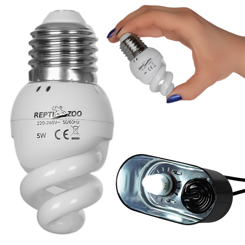 Repti-Zoo Mini UVB lamp 5.0 5W - mini żarówka UVB tropikalna