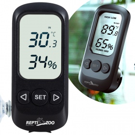 Repti-Zoo: LCD-Thermometer und Hygrometer