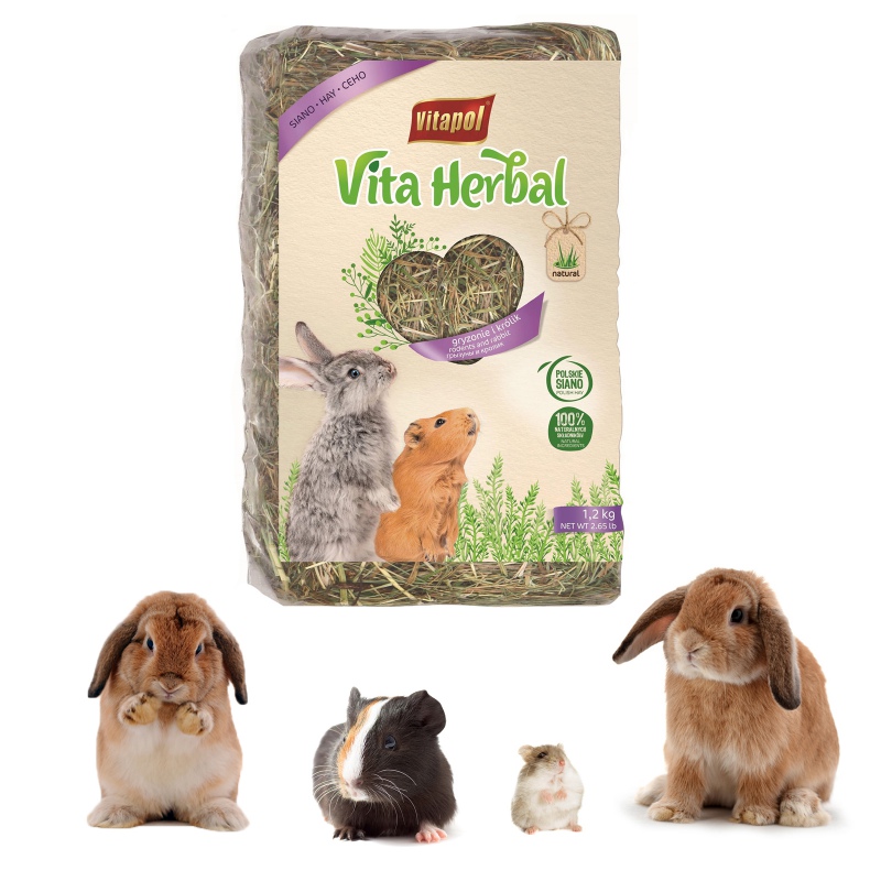 Vitapol VitaHerbal Hooi voor Knaagdieren 1,2kg