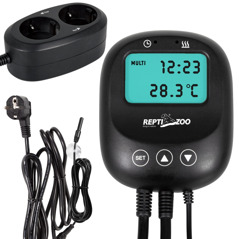 Repti-Zoo Thermostat numérique et minuterie