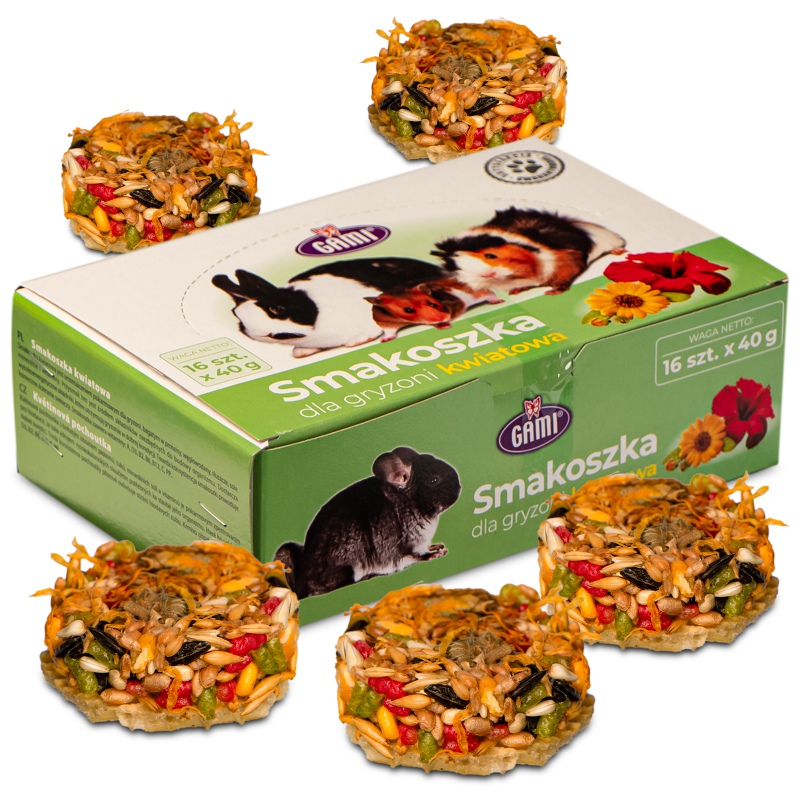 Gami Flower Treats for Rodents