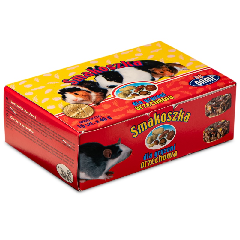 Gami Nuss-Leckerli für Nagetiere - 640g Box