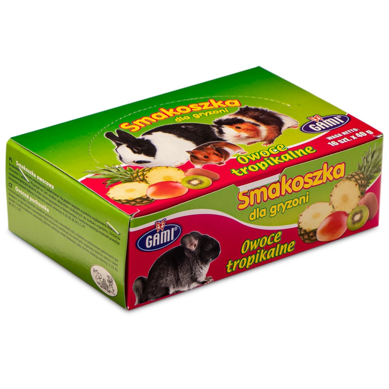 Gami Smakoszka frutas tropicales en caja