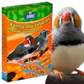 Ração Gami Karma 500g para zebras e canários