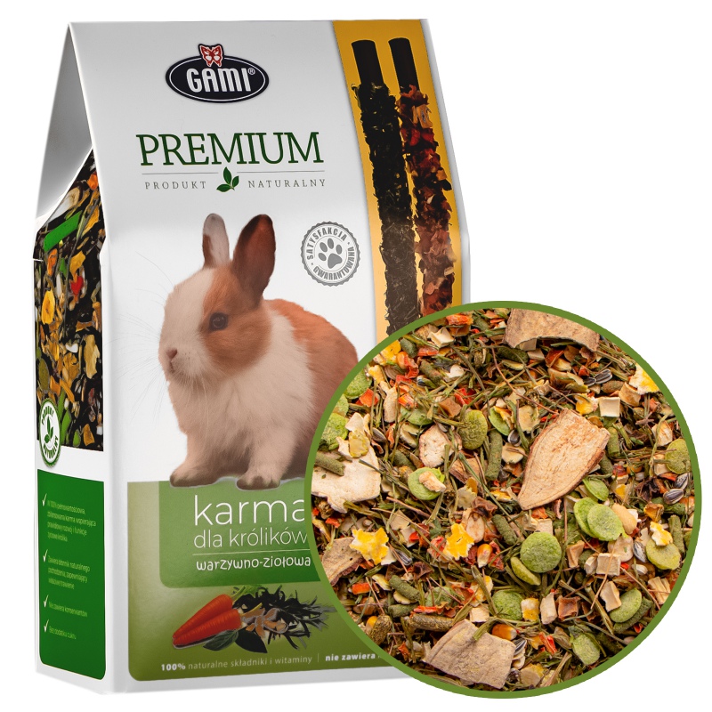 Gami Premium vegetabilsk og urtete for kanin