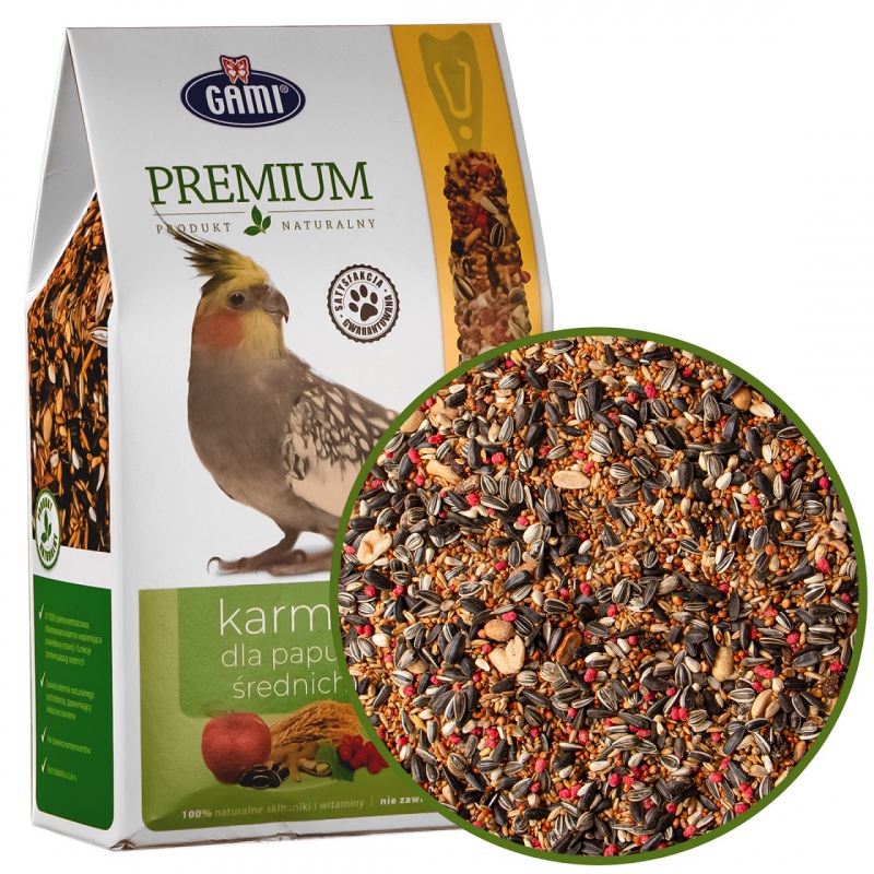 Gami Premium food for medium parrots