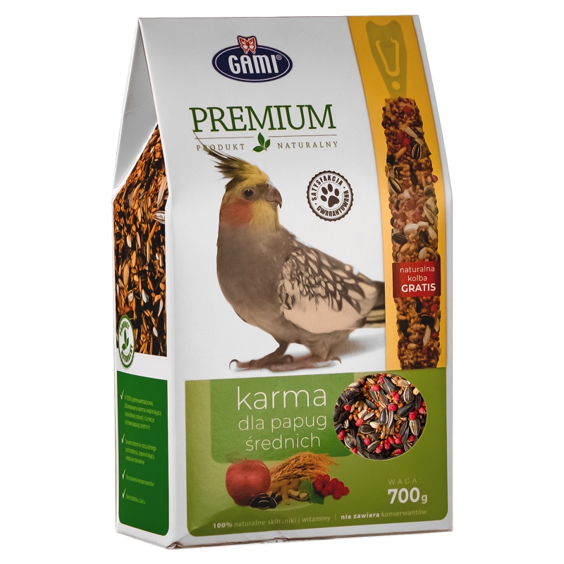 Gami Premium food for medium parrots